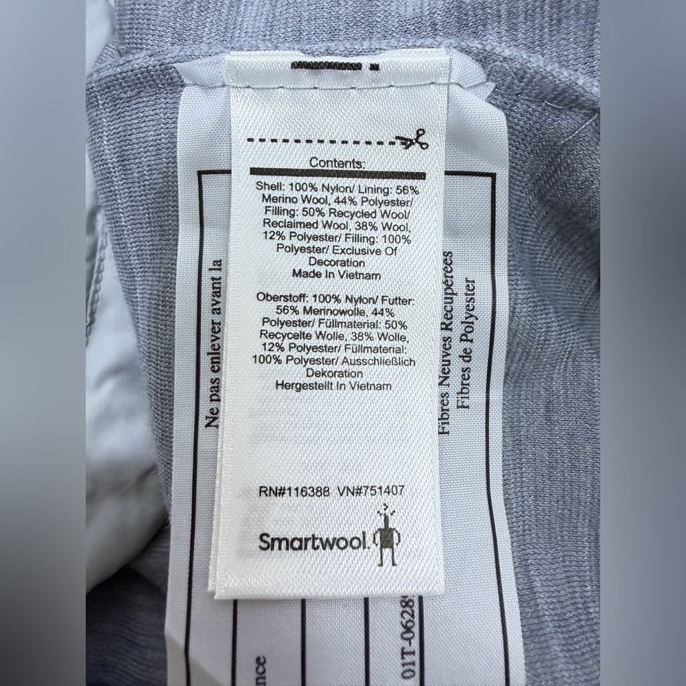 Smartwool Women’s Quilted Insulated Jacket Merino Wool Blend Size S - Picture 8 of 13
